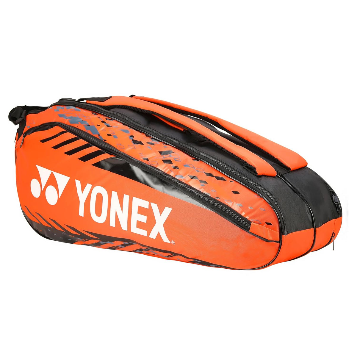 Yonex Badminton Racquet Bag 2326, Colour - Racing Red White, Closure Type - Zipper, Material - Polyurethane