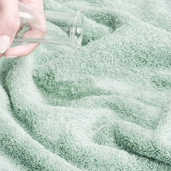 Tiqh 100% Organic Cotton Bath Towel 500 Gsm | Highly Absorbent & Quick Dry Extra Large Bath, Beach Towel Jumbo Bath Sheet Oversized Bath Towel (Green)