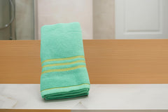 Siya Fashion Cotton Bath Towel 500 Gsm | Ultra Soft Absorbent Quick Dry Lightweight & Durable Fabric Perfect For Home, Gym, Travel & Everyday Use (Sea Green)