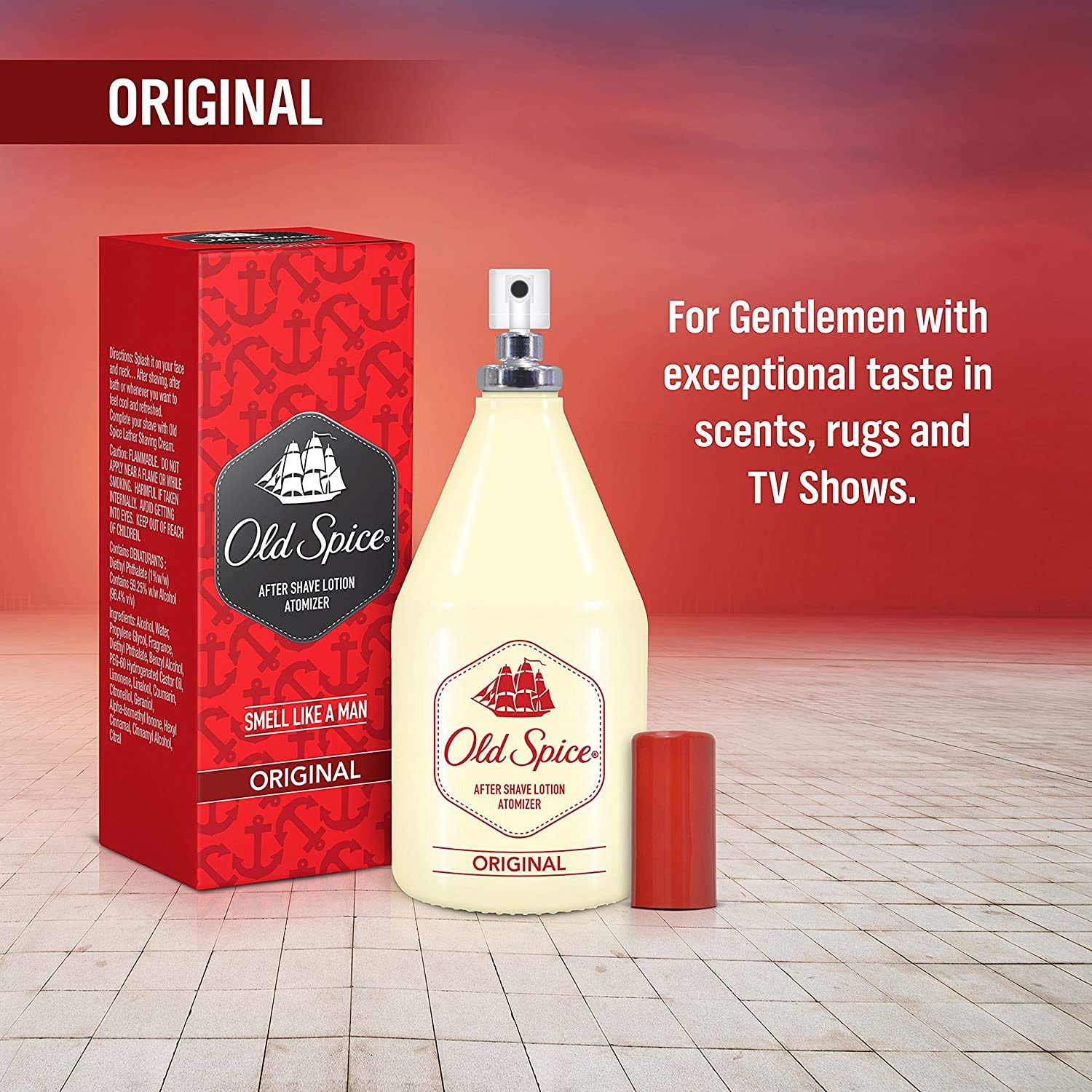 Old Spice Atomizer Original & Original After Shave Lotion 150ml Each 5 Fl.oz. For Men