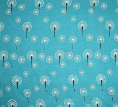 Cotton Bedsheet Super King Size Floral Print Bedsheet With 2 Pillow Covers - Size 108 X 108 Inch, Blue | 210 TC King Size Bedsheet