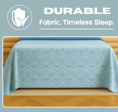 1 Double Bedsheet With Two Pillow Covers - 90 X 94 Inches, Sky Blue | 300 Thread Count Super Soft Bed Sheet For King Size Bed - Perfect Gift For Wedding, Anniversary