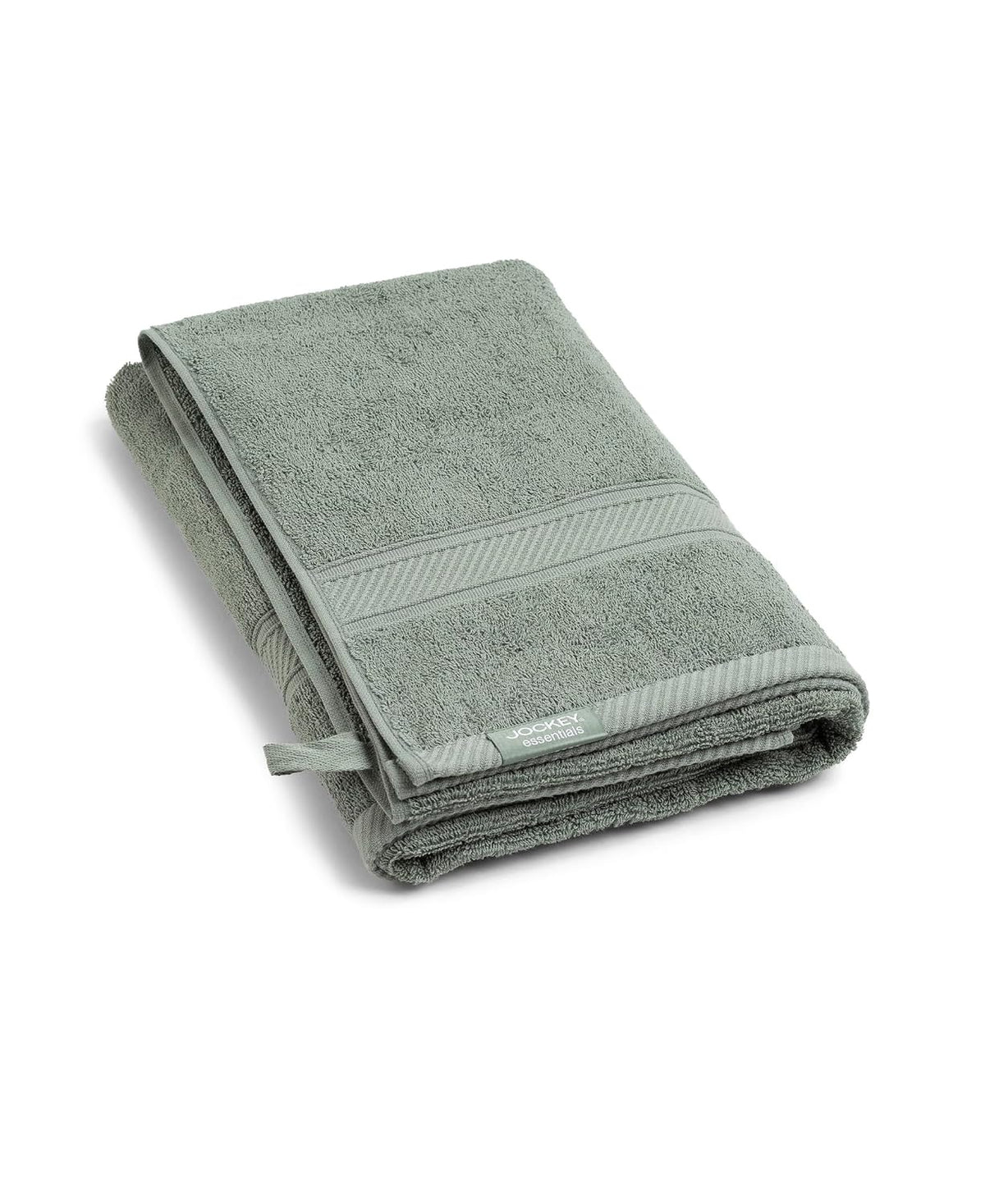 Jockey T101 Men'S Cotton Terry Ultrasoft & Durable Solid Bath Towel 590 Gsm (Sage)