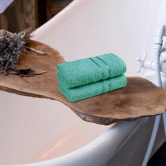 Home Elegance Comfort Living Hand Towel 200 Gsm (Sea Green)- Pack Of 2