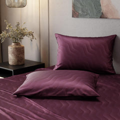 Super King Bedsheet With 2 Pillow Covers - 108 X 108 Inches, Maroon | Hypoallergenic, Breathable, Gentle On Skin & Hair, Fade & Wrinkle Resistant, Wedding Gift For Couples