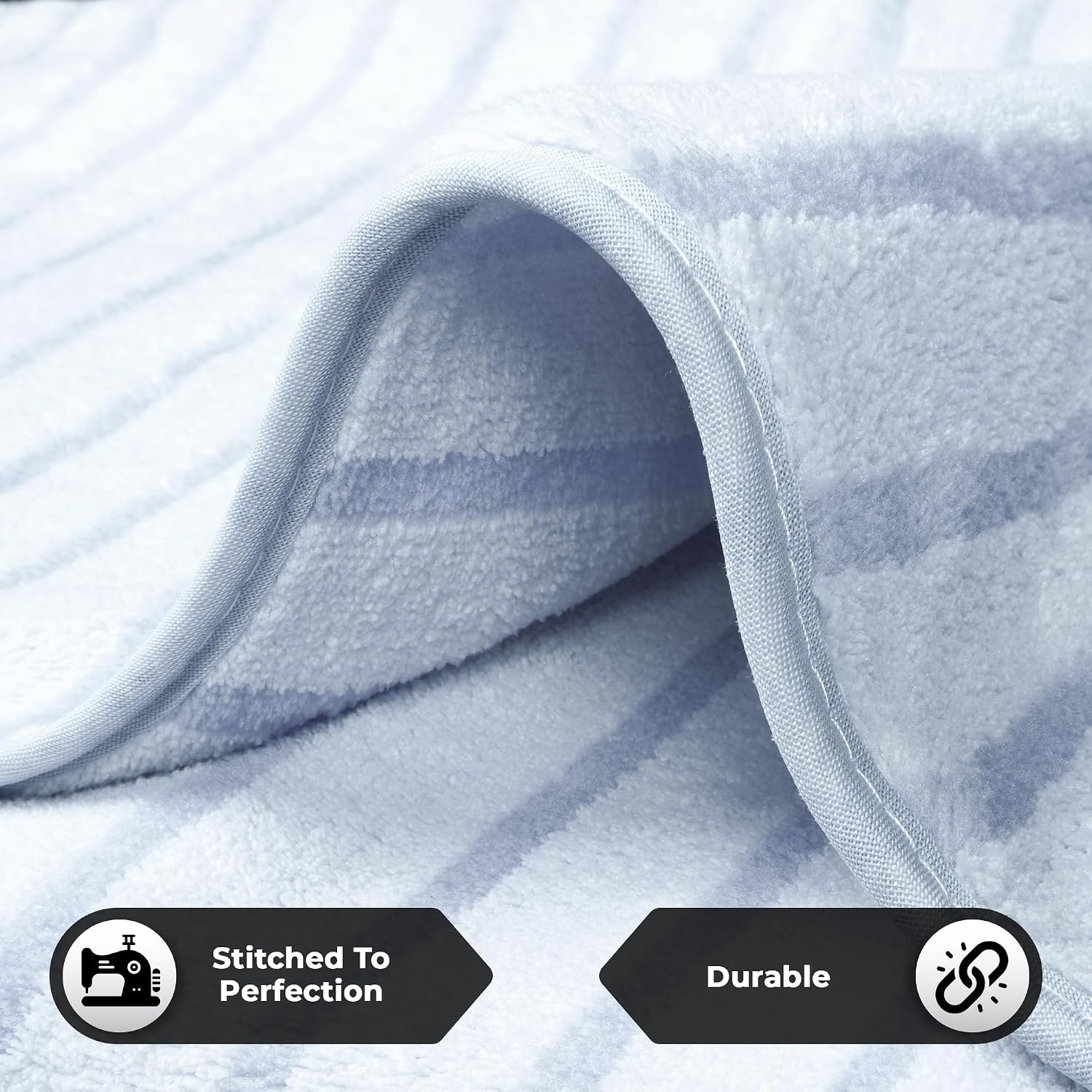 Story@Home Microfiber Bath Towels Large Size 400 Gsm | Towels For Men, Women & Kids | Perfect For Everyday Use (Grey Stripes)