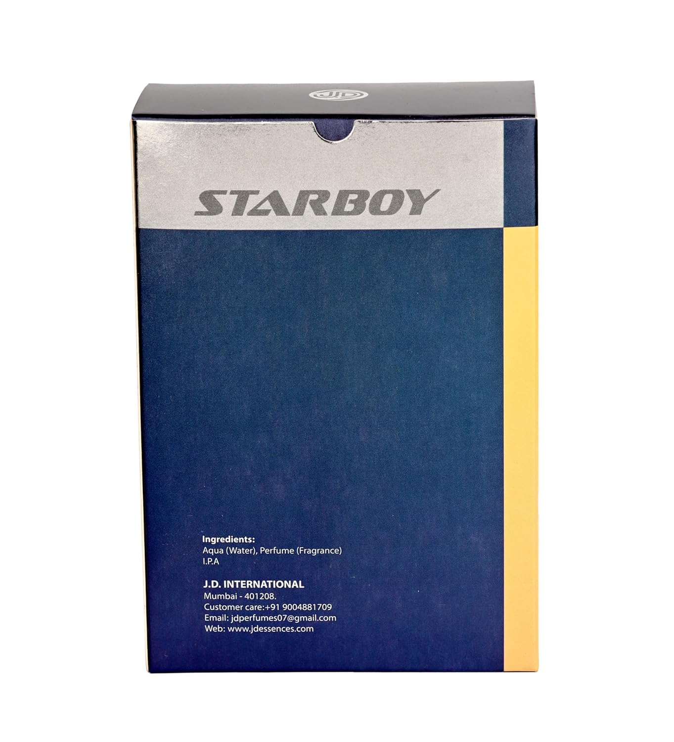 JD International Star Boy Blue Apparel Unisex Perfume With Long Lasting Fragrance - 100ml, 3.4 fi.oz. | perfume For Men & Women