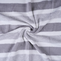 Black Gold The Finer Touch Microfiber Hand Towel 750 Gsm | Soft & Quick Dry, Super Absorbent, Lightweight Towel (Grey & White) - Pack 0f 3