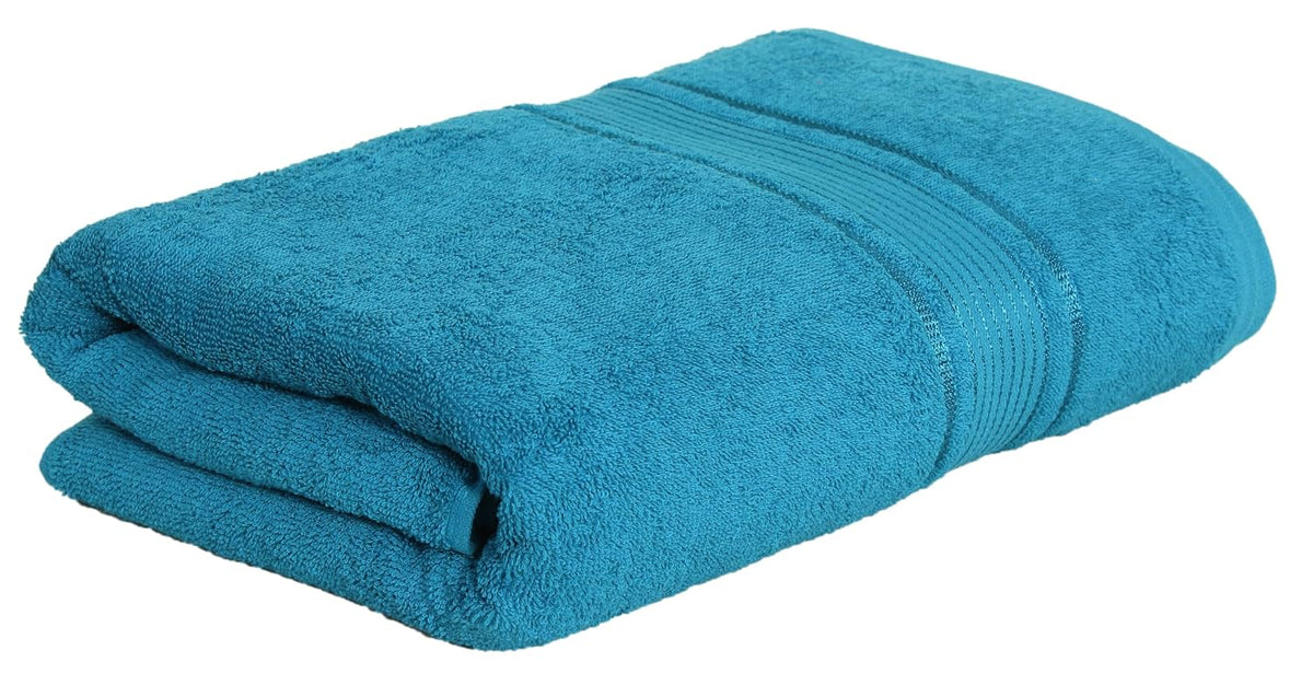 Fash Home Towel 400 Gsm | Ultra Soft, Highly Absorbent, Quick Dry, Plush & Durable Cotton Bath Towel (Teal)