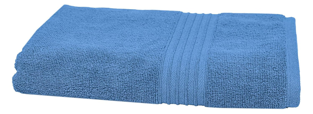 Ojalika Fashion Polycotton Large Size Bath Towel 450 Gsm | Quick Dry, Soft Absorbent Bath Towel (Blue)