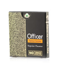 Aarogyam Herbals Officer Herbal Cigarette For Relieve Stress & Mood Enhance Product - Regular Flavour 1 Packet 10 Sticks