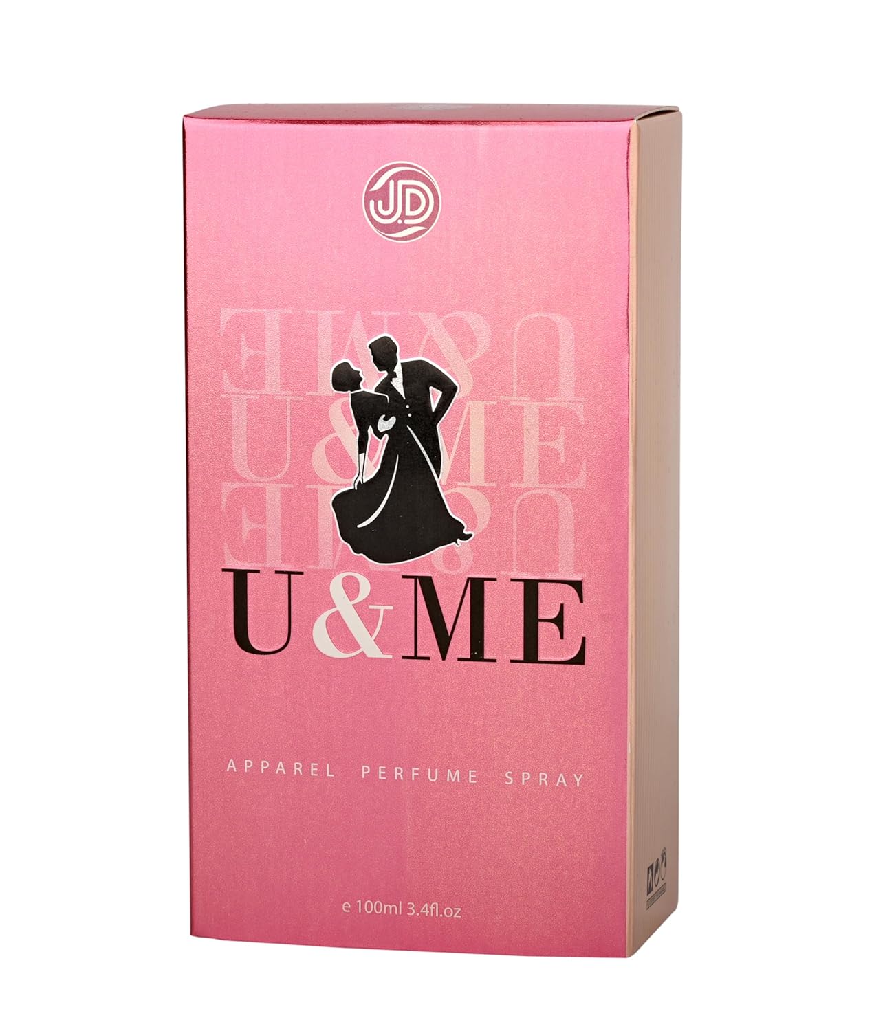 JD International U & Me Apparel Unisex Perfume With Long Lasting Fragrance - 100ml, 3.4 Fl.oz.  | Perfume For Men & Women