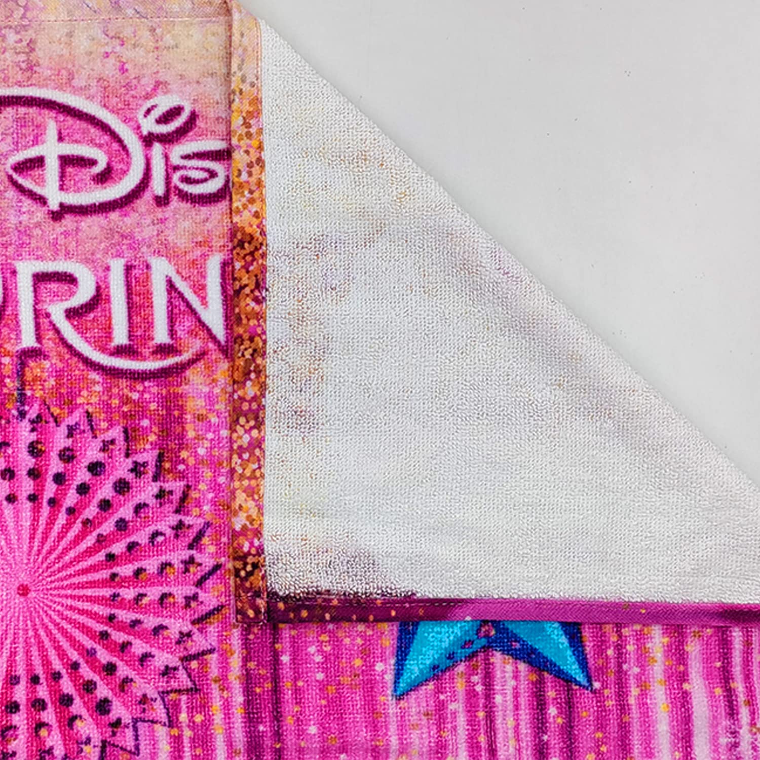 Sassoon Princess Disney Princess & Friends Sparkle Bath Towel 350 Gsm | Gentle, Super Absorbant, Easy Care Long Lasting Bath Towel For Kids