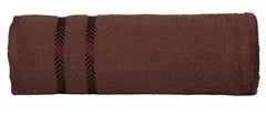 Casa Copenhagen Egyptian Cotton Waffle Large Size Bath Towel 500 Gsm (Friar Brown)