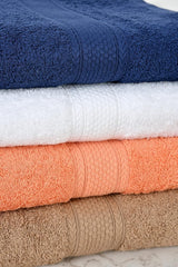 Fresh From Loom Luxury Edition Egyptian 100% Pure Cotton Bath Towel 2400 Gsm | High Water Heavy Soft Dual Stitched Bath Towel (Mulicolor) - 4 Pcs