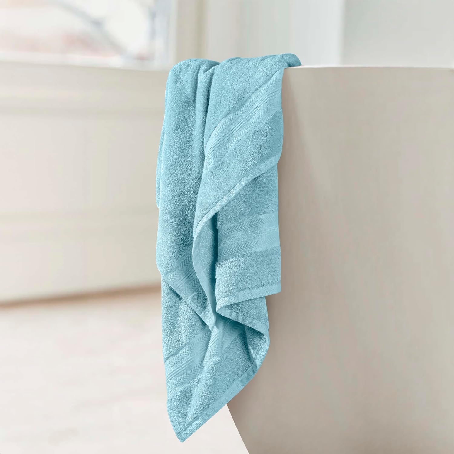 HimêYa Bamboo Bath Towel 600 Gsm | 100% Cotton Bamboo Towel For Men & Women (Ice Burst)