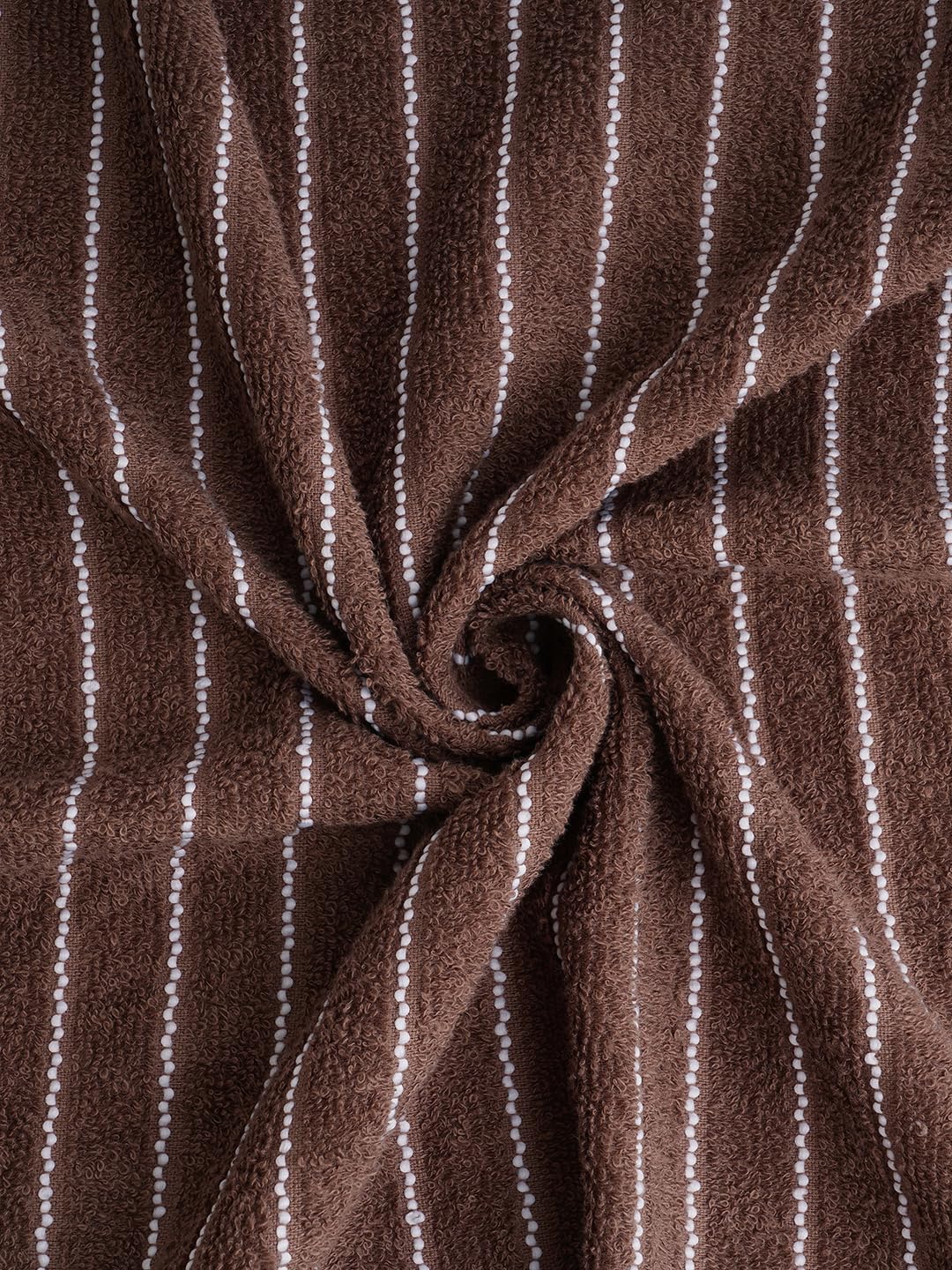 Welspun 2 In-1 100% Cotton 400 Gsm Bath Towel (Chocolate)