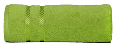 Casa Copenhagen Egyptian Cotton Waffle Large Size Bath Towel 500 Gsm (Lime Green)