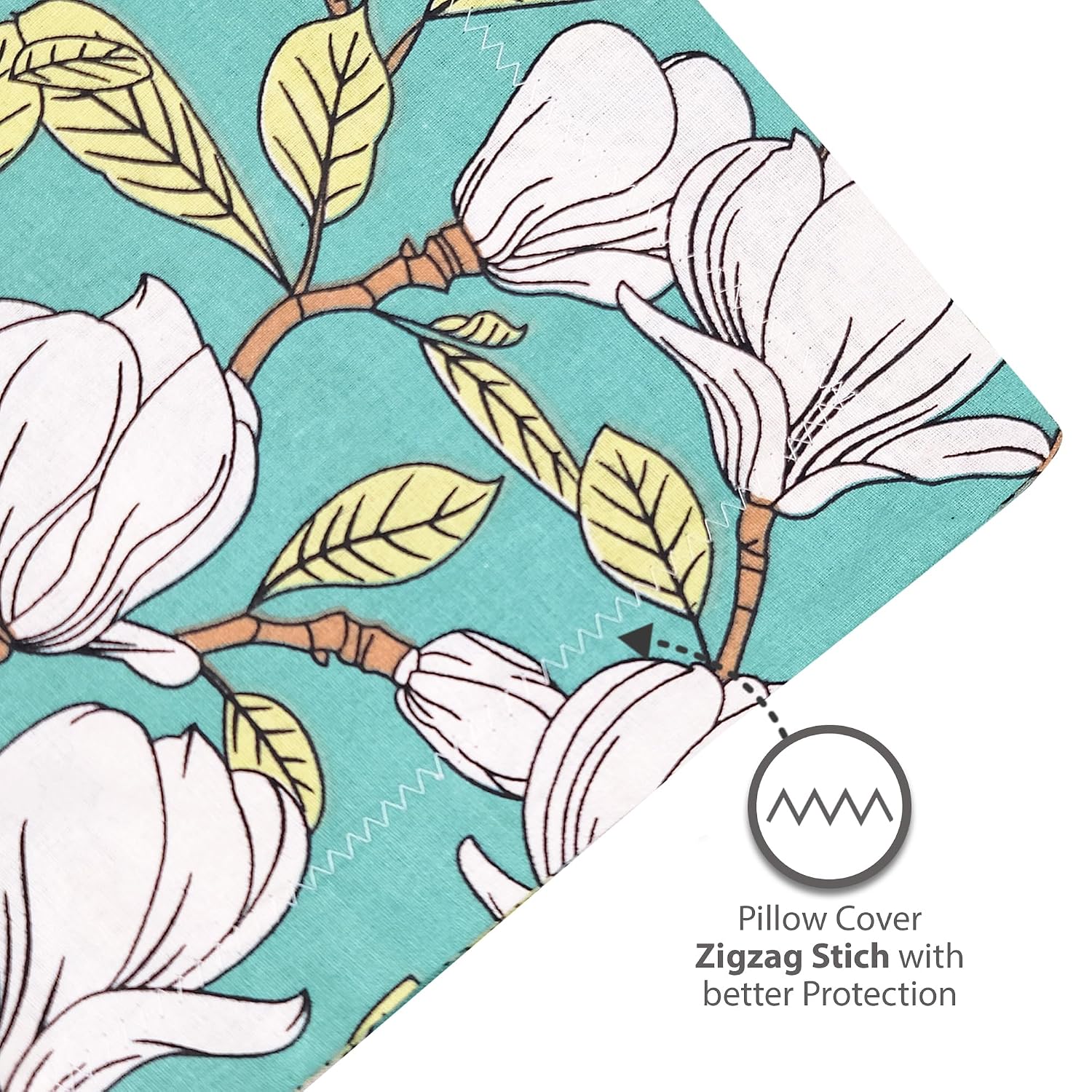 King Size Double Bedsheet With 2 Pillow Covers - 108 X 108 Inches, Meadow Green | Soft & Durable For Everyday Use - All Season Comfort