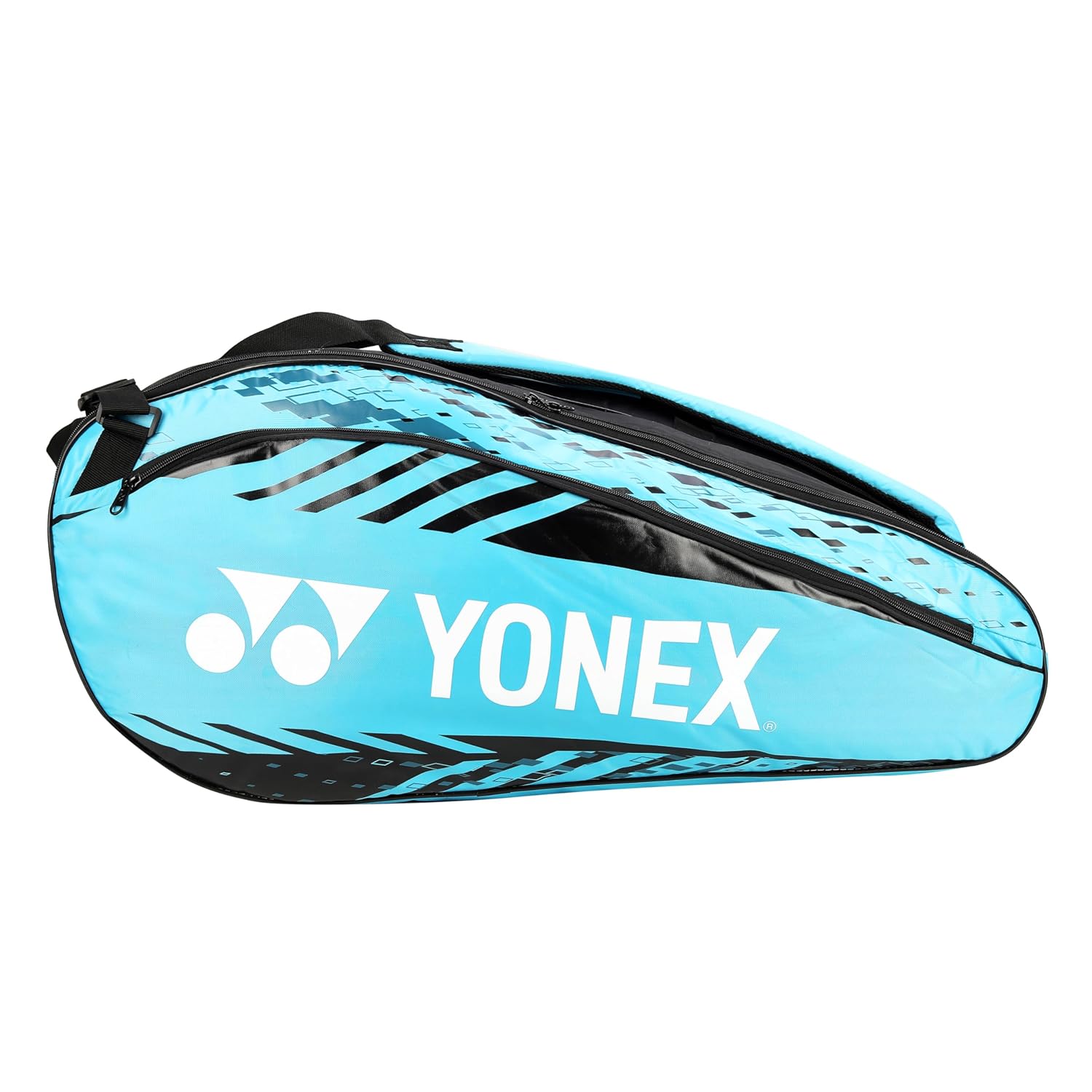 Yonex Badminton Racquet Bag 2329 T02 BT9, Colour - Sea Blue White, Size - Large, Material - Polyurethane