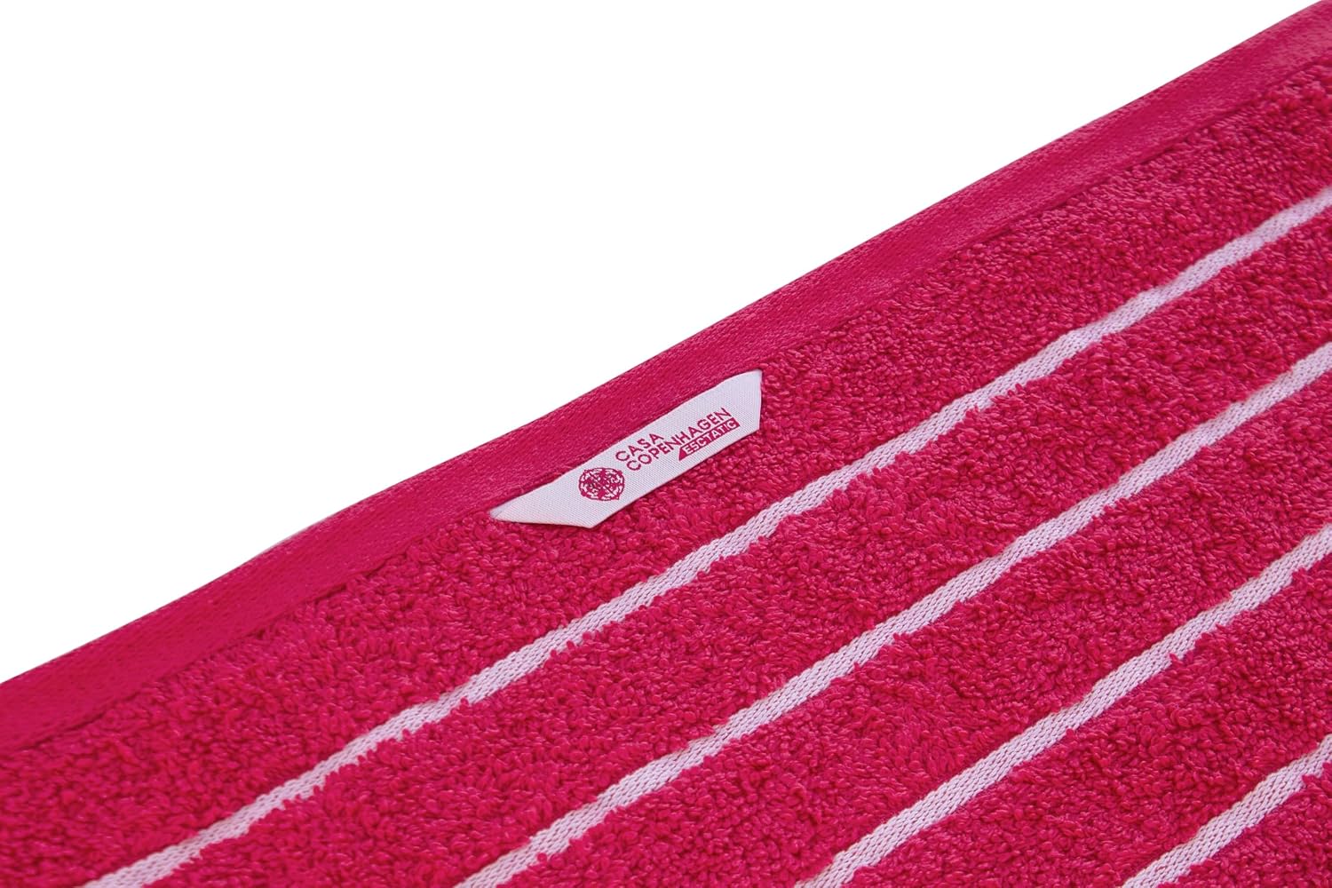 Casa Copenhagen Egyptian Cotton Ecstatic 1 Pcs Large Bath Towel 500 Gsm (Pink)