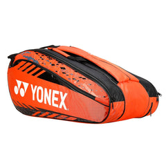 Yonex Badminton Racquet Bag 2329 T02 BT9, Colour - Racing Red White, Size - Large, Material - Polyurethane