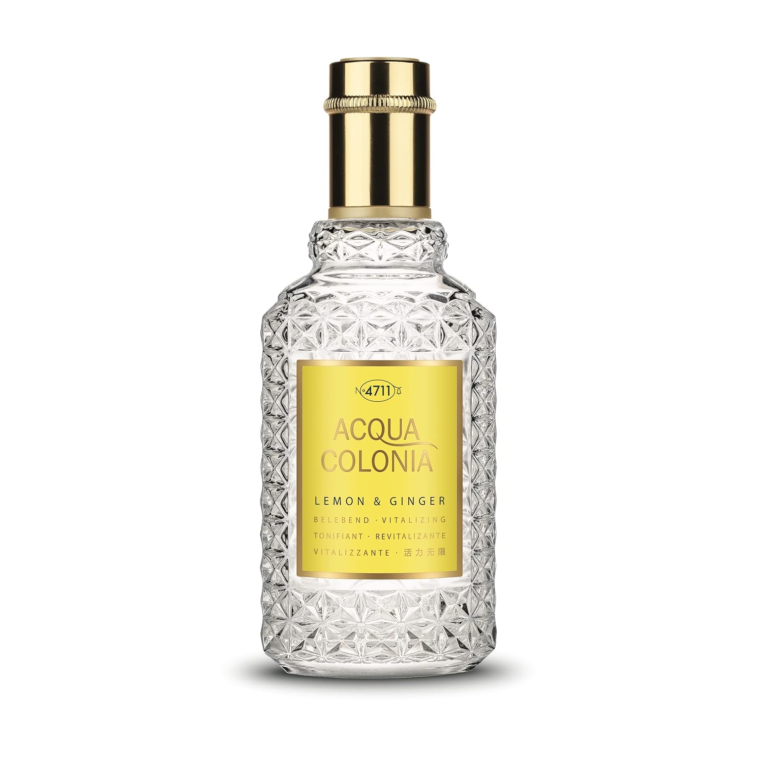 4711 Acqua Colonia Lemon & Ginger Unisex Eau De Cologne 50ml 1.6 Fl.oz | Perfect For Partywear Perfume