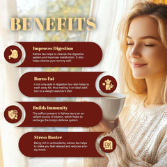 Saffron Cup Kashmiri Kahwa Green Tea - 100gm, 3.5 Ounce | Infused Green Tea With Cardamom, Rose Petals, Cinnamon & Almonds - 100% Natural, Rich In Antioxidants | Low Caffeine, Airtight Zip Lock Pouch