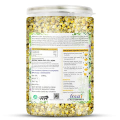 Bralcon Organic Chamomile Flower Tea - 100gm, 3.5 Ounce | Improves Sleep, Reduce Anxiety - Pure Dried Flower Detox Tea | Caffeine Free