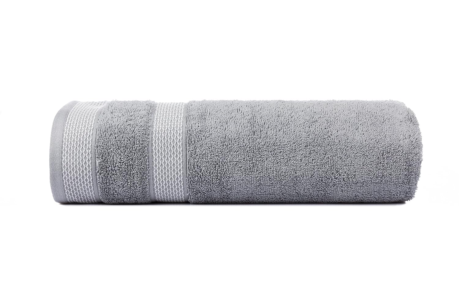 Casa Copenhagen Egyptian Cotton Solitaire Hand Towel 740 Gsm (Pink, Bluebird, Black, FeatherGrey,Orange & White)- Pack Of 6