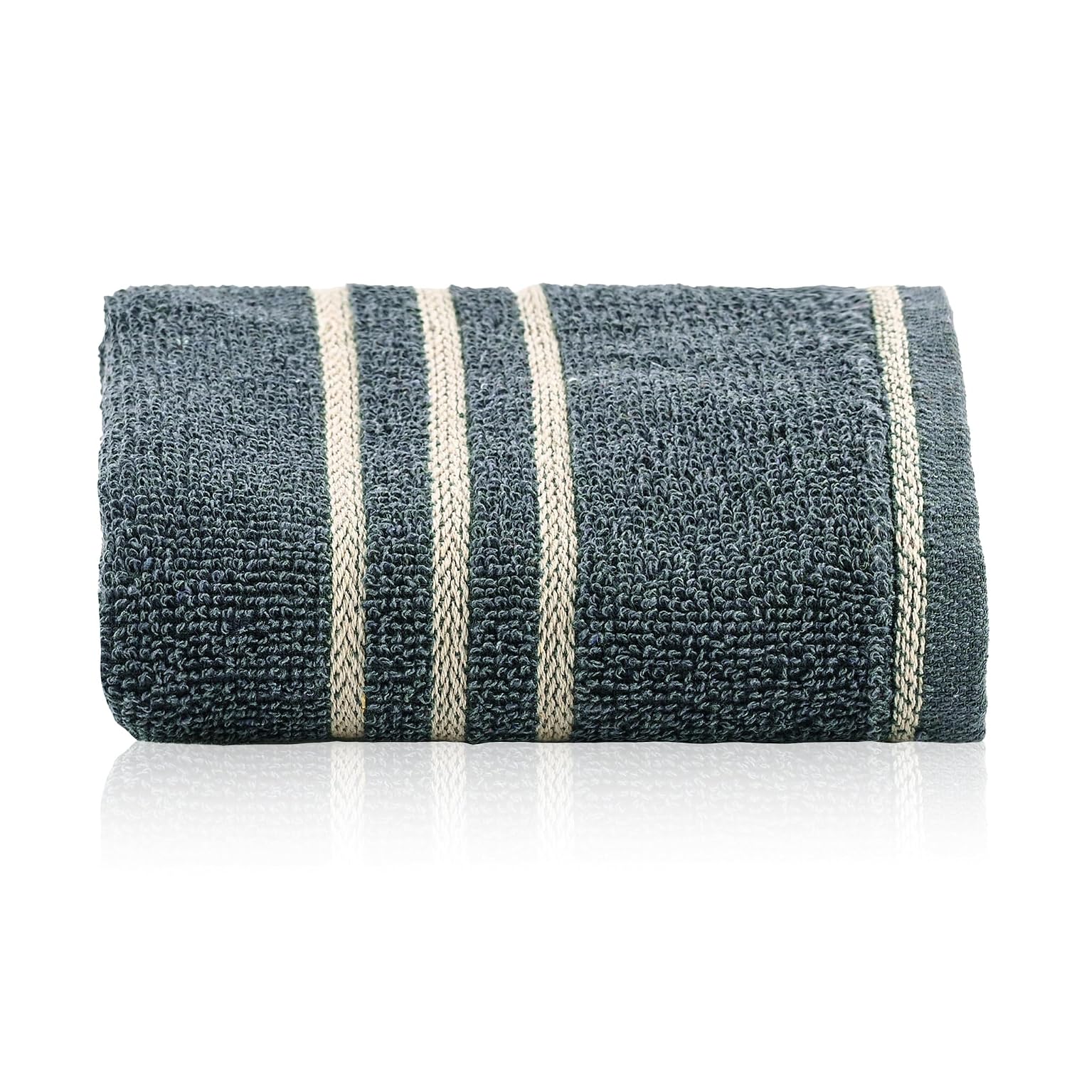 Kuber Industries Soft Cotton Face Towels 300 Gsm | For Men & Women | Easily Washable Pocket Towels & Workout Gym - Dark Grey (Pack Of 12)