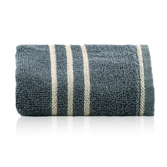 Kuber Industries Soft Cotton Face Towels 300 Gsm | For Men & Women | Easily Washable Pocket Towels & Workout Gym - Dark Grey (Pack Of 4)