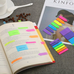 Plastic Flags Index Tabs Sticky Notes, Page Marker Bookmarks Text Highlighter Strips - 85 Piece