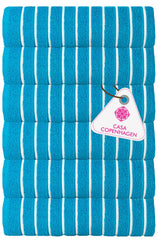 Casa Copenhagen Egyptian Cotton Ecstatic Hand Towel 740 Gsm (Teal Blue)- 6 Pcs