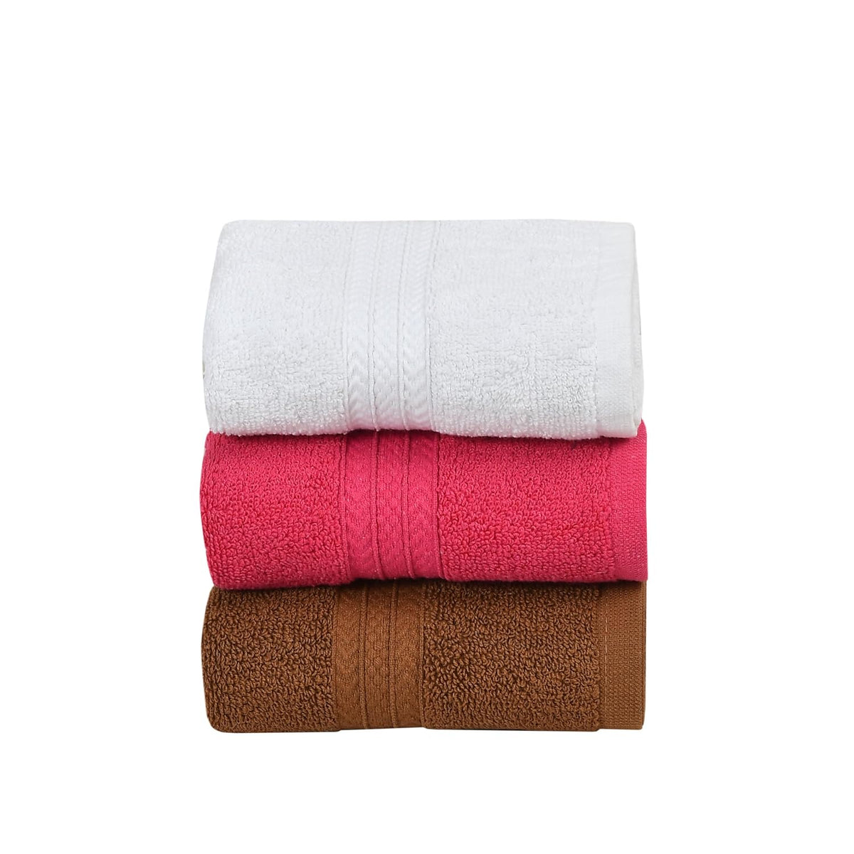Pure Cotton Hand Towel 600 Gsm | Luxury Towels For Home, Sports & Kitchen | Multicolor (Set Of 3)