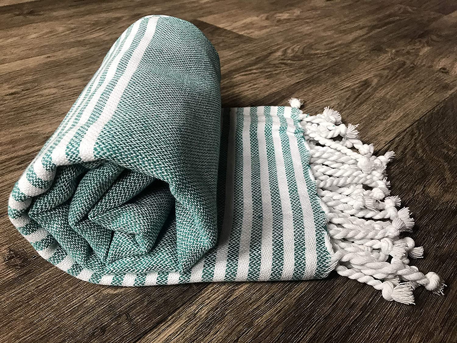 Rosslyn Bath/Beach Towel 700 Gsm | Ultra Soft, Absorbent & Quick Dry Bath Towel (Blue & Green) - 2 Pcs