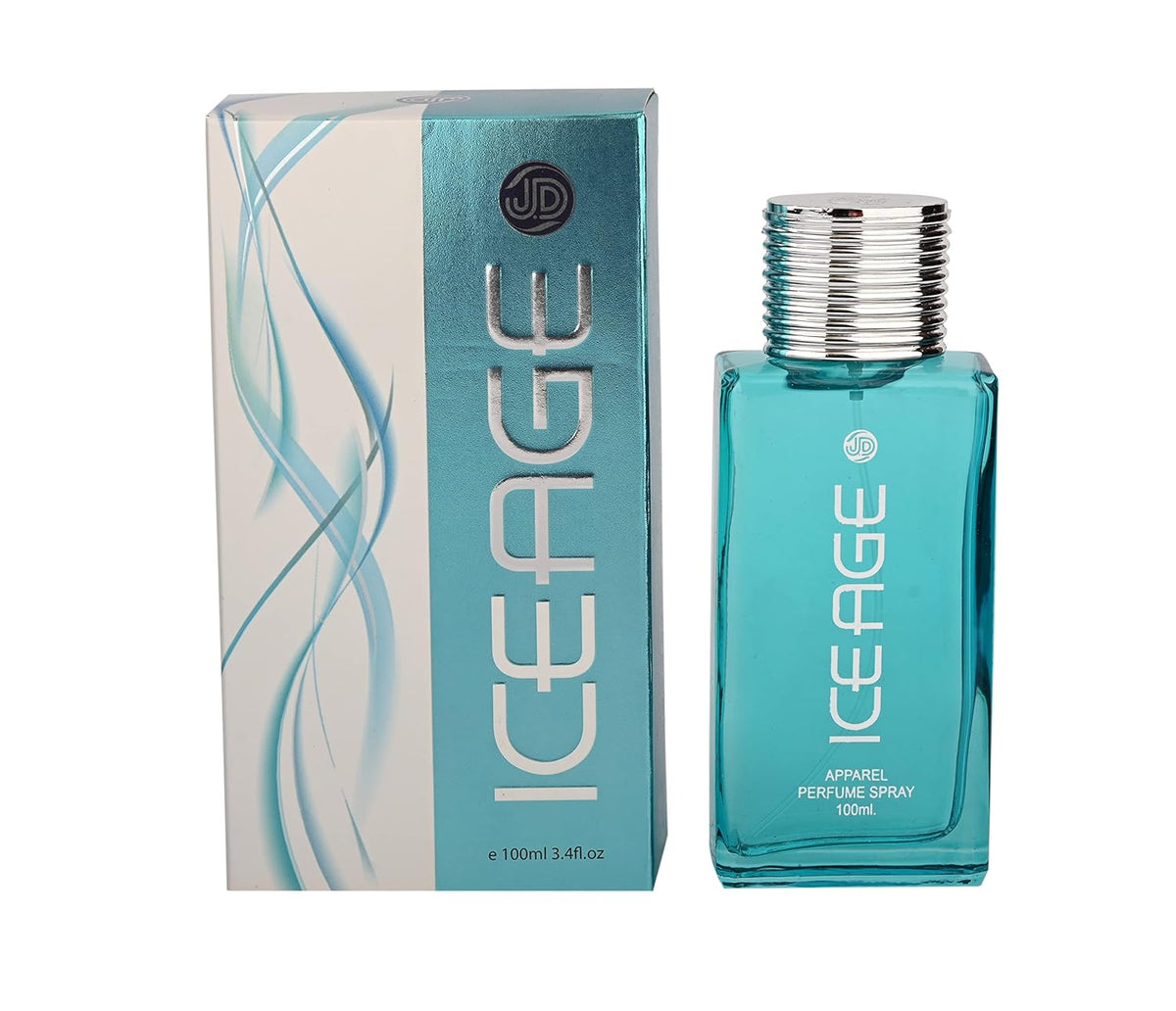JD International Iceage Apparel Unisex Perfume With Long Lasting Fragrance - 100ml, 3.4 Fol.oz.  | Perfume For Men & Women