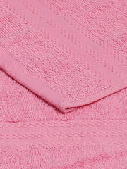 Monte Carlo Solid 2 Bath Towel & 2 Hand Towel 1400 Gsm (Light Pink)