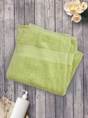 Bombay Dyeing Super Ultrx Zero Twist Plain Dyed Cotton Bath Towel 550 Gsm (Green)