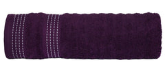 Casa Copenhagen Egyptian Cotton Elegance 1 Pcs Large Bath Towel 500 Gsm (Plum Purple)