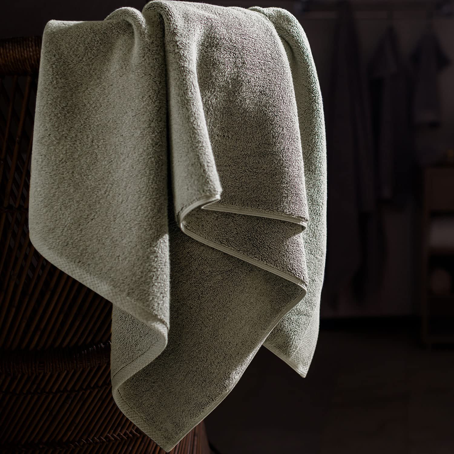 Spread Spain 100% Cotton Bath Towels 500 Gsm | Resort Bath Towel, Super Absorbent & Soft Bath Towel Large Size For Men & Women (London Fog)