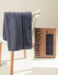 Damensch 100% Cotton Towel 800 Gsm | Super Soft Bath Towels Large Size, Ultra Absorbent, Quick Dry Towel For Women & Men (Twilight Grey)