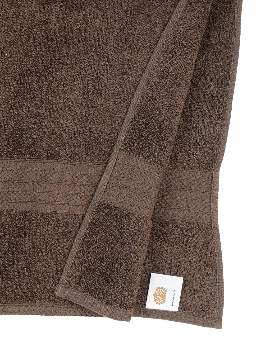 Creeva Classic Cotton Bath Towel 550 Gsm - Elegant Brown