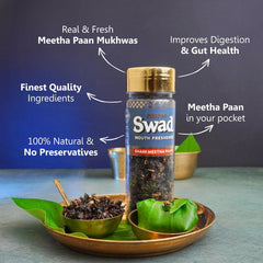 Panjon Swad Shahi Meetha Paan 130gm, | Digestive Mouth Freshener | Jar Pack