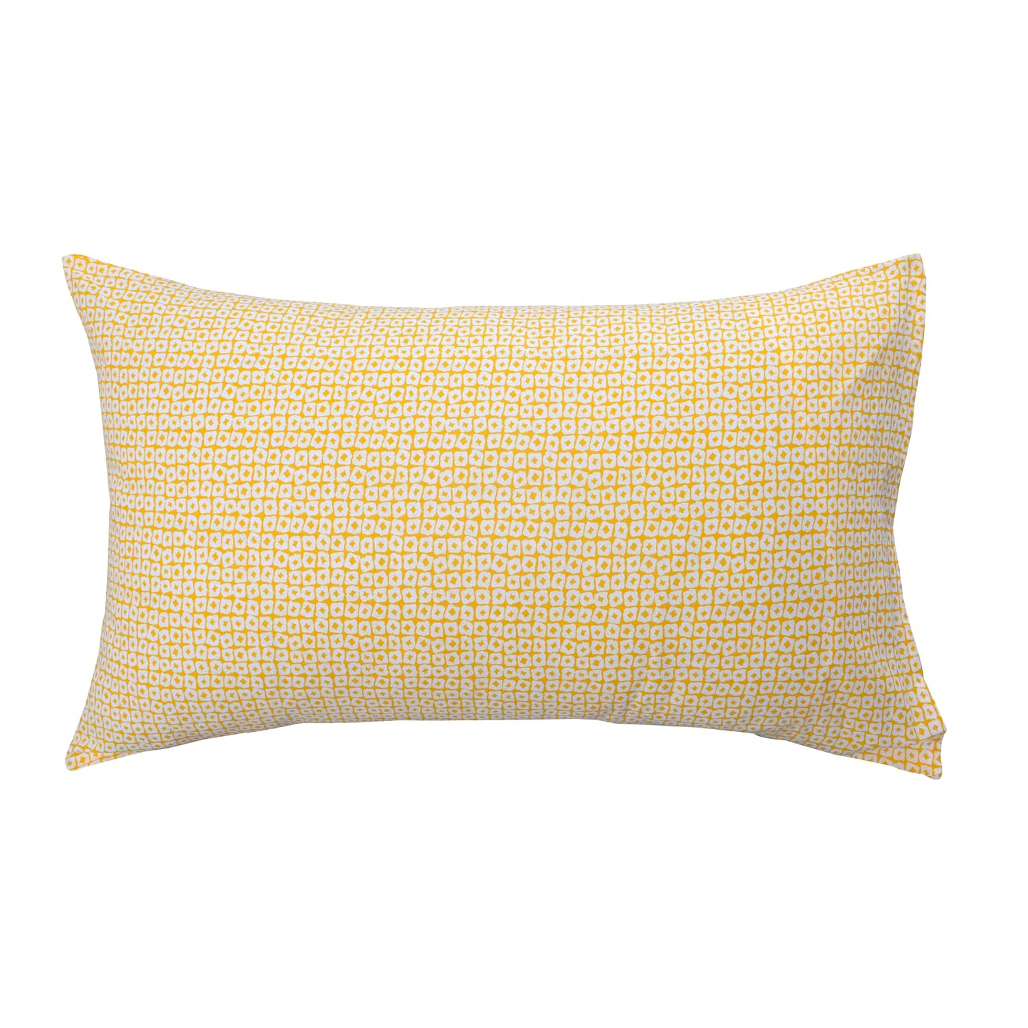 Cotton Bedsheet Single Bed With 1 Pillow Cover - 55 X 88 Inches, Grey & Yellow | Breathable & Wrinkle Free-Super Soft Premium Brushed Glace Cotton Bedsheet
