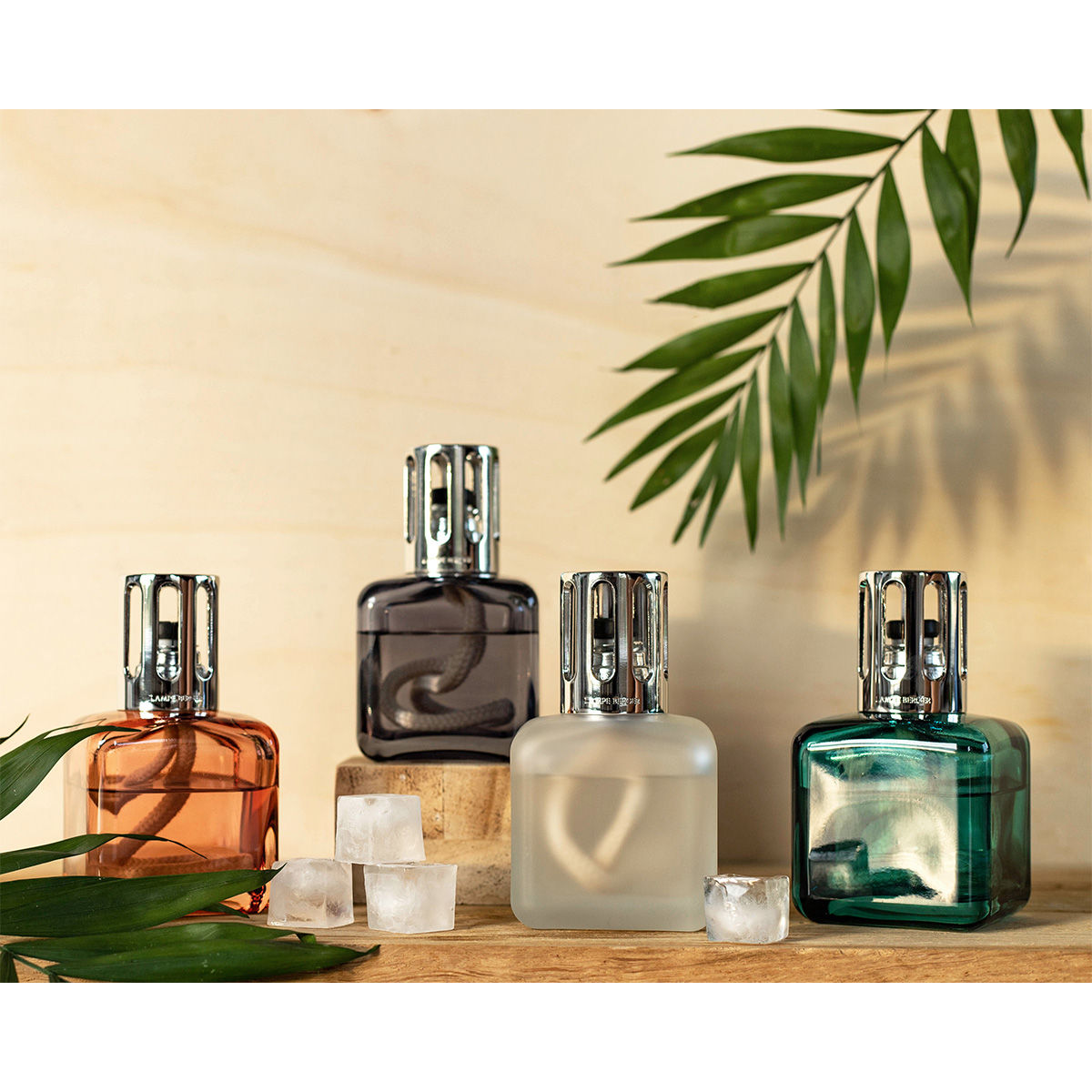 Maison Berger Glass Lamp Glacon Rose Ambre 148gm 5.2 Oz. | Long Lasting Fragrance For Women