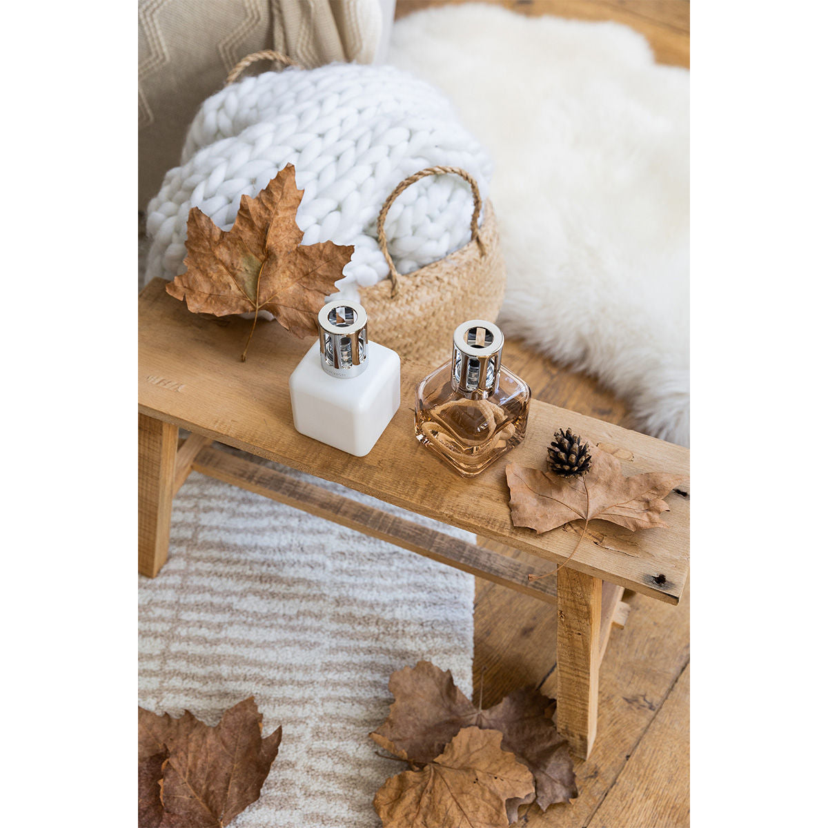 Maison Berger Glass Lamp Glacon Rose Ambre 148gm 5.2 Oz. | Long Lasting Fragrance For Women