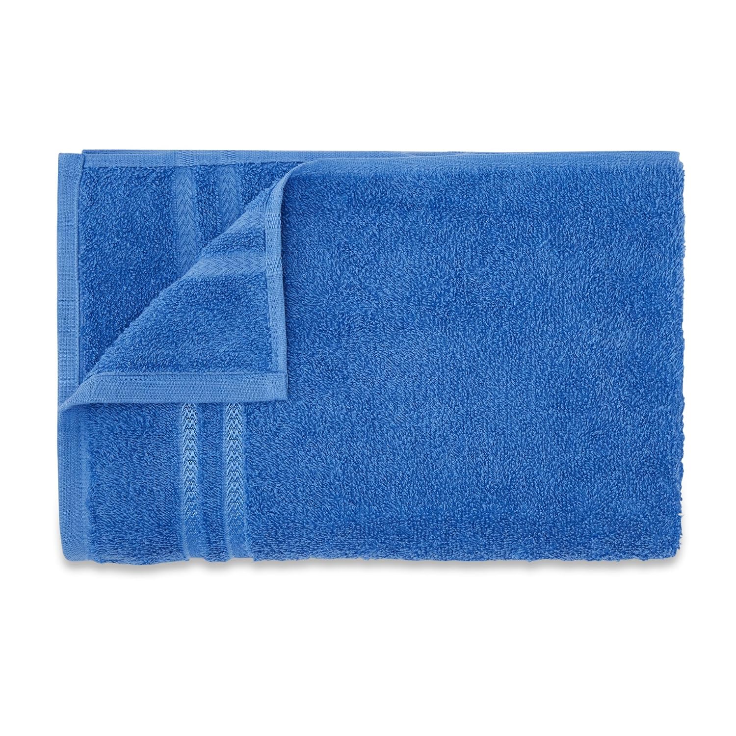 Welspun 100% Cotton Quik Dry Bath Towel 380 Gsm | High Absorbency Super Soft, Fast Drying Bath Towels | Large Size Bath Towel For Men & Women (Navy Blue)