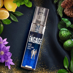 Engage M2 Perfume For Men | Citrus & Lavender | Long Lasting Fragrance Scent Skin Friendly Perfume 120ml 4 Fl.oz.