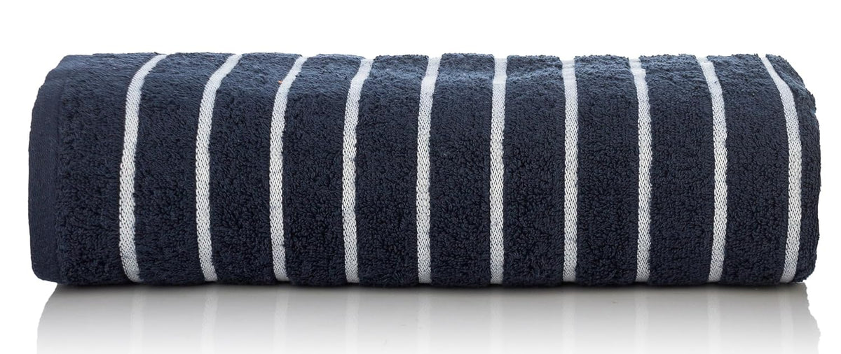 Casa Copenhagen Egyptian Cotton Ecstatic 1 Pcs Large Bath Towel 500 Gsm (Navy)